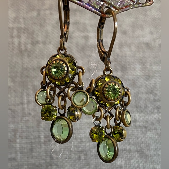 Jewelry - Swarovski Earrings (Green)